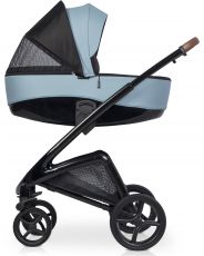 Дитячий візочок 2 в 1 Riko XD Black Edition 02 Crystal Blue